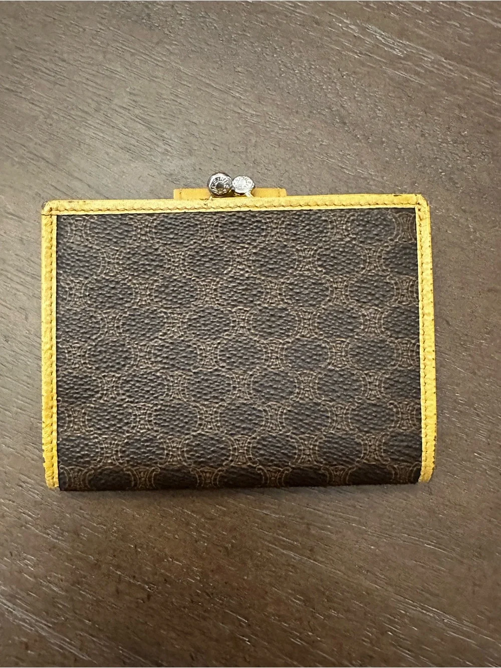 Celine Macadam Triumph compact bifold wallet- Vintage Unisex